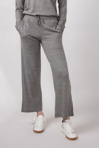 Mono B Hatchi Wide Leg Pants for Women in Urban Grey