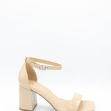 My Delicious Larch Block Heels for Women in Natural