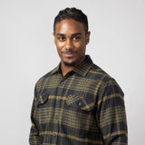 North River Brushed Button Down Shirt for Men in Ivy