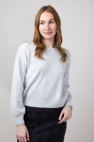 Crewneck Sweater for Women in Grey