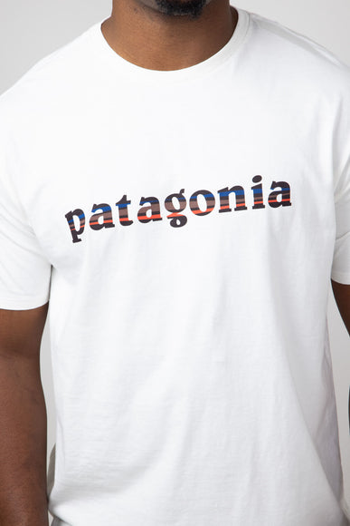 Patagonia Men’s ’73 Logo T-Shirt in Birch White