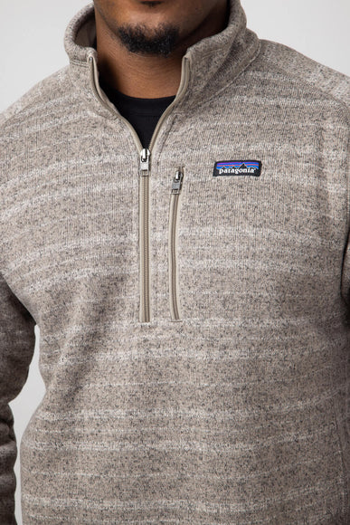 Patagonia Men’s Better Sweater Quarter Zip in Seabird Grey