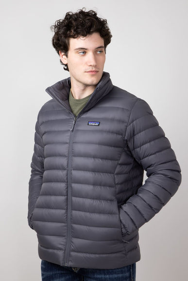 Patagonia Men's Down Sweater Jacket in Grey