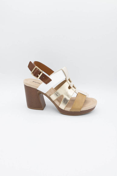 Pierre Dumas Morgen Wedges for Women in Gold