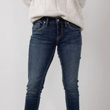 Silver Jeans Mid Rise Girlfriend Jeans for Women