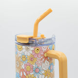 Simply Southern 40oz Tumbler in Happy Flowers