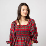 Simply Southern Holiday Dress for Women in Plaid