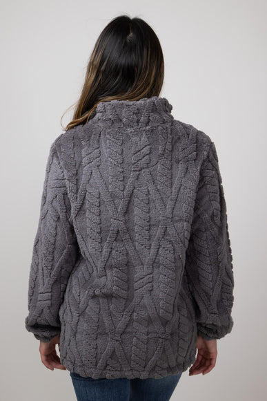 Simply Southern Kate Pullover for Women in Pavement Grey