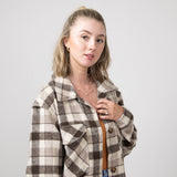 Simply Southern Plaid Shacket for Women in Patch