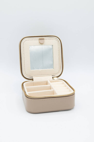 Simply Southern Small Jewelry Box Case in Almond