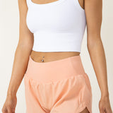 Simply Southern Tech Shorts for Women in Peach