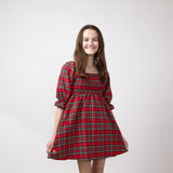 Simply Southern Youth Holiday Dress for Girls in Plaid