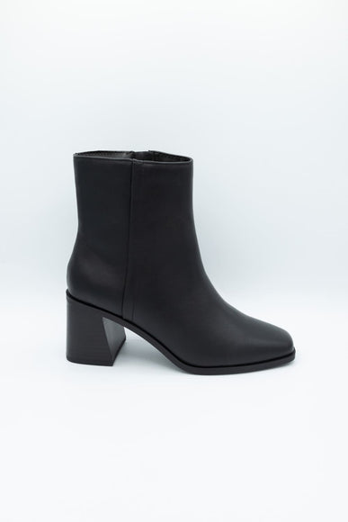 Soda Chukar Tapered Heel Booties for Women in Black