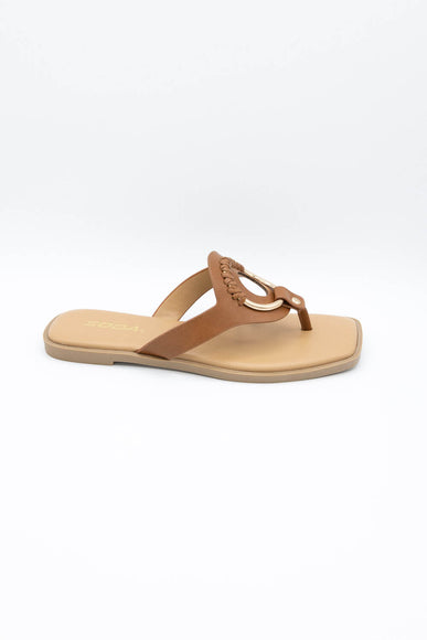 Soda Sedric Sandals for Women in Tan