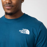 The North Face Box NSE T-Shirt for Men in Midnight Petrol 