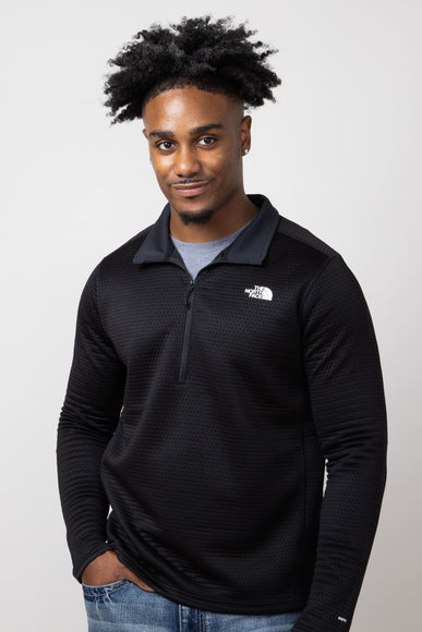 The North Face DotKnit Thermal 1/4/ Zip for Men in Black