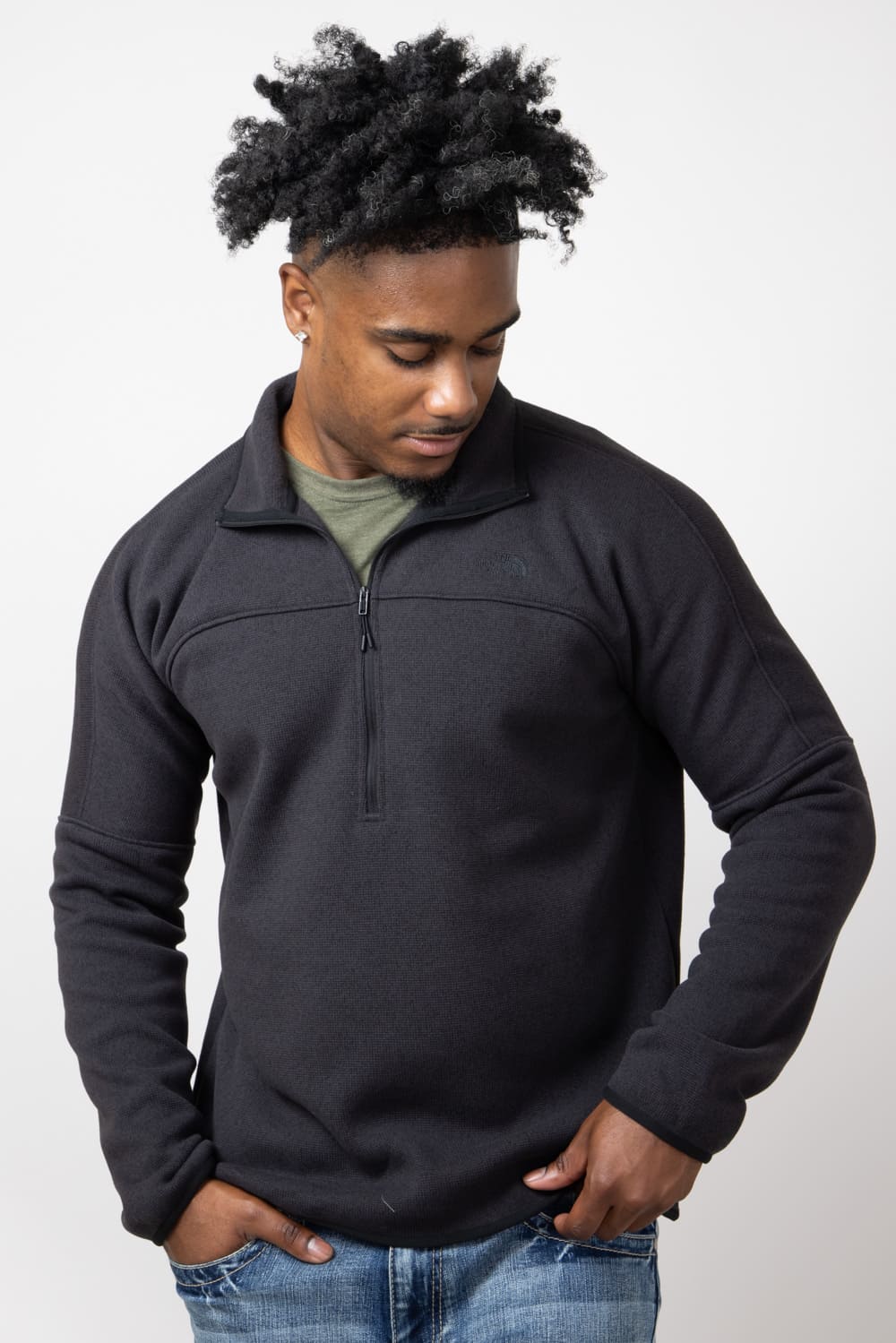 The North Face Front Range Fleece Zip for Men in Black