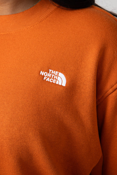 The North Face Evolution Fleece Sweatshirt for Women in Earthen Copper