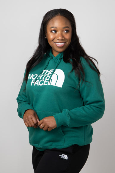 The North Face Half Dome Hoodie for Women in Evergreen