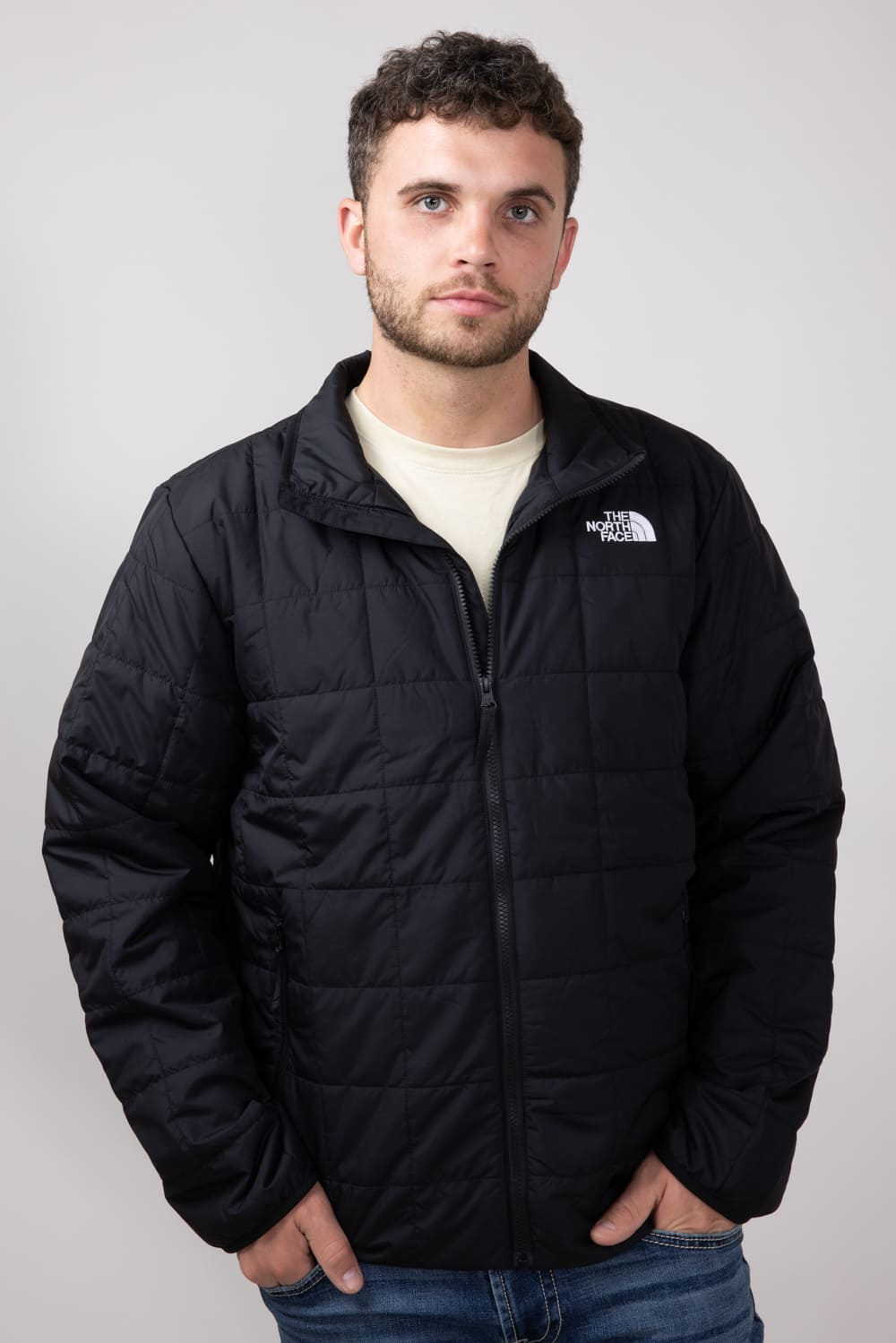 Mens the north face orders black coat size xl