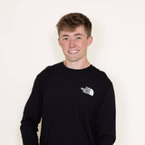 The North Face Long Sleeve Box NSE T-Shirt for Men in Black