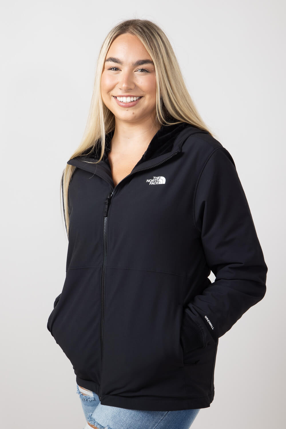 The North Face Shelbe Raschel Hoodie Jacket for Women in Black NF0A8 Glik s