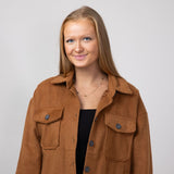 Thread & Supply Woven Shacket for Women in Brown