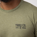 Troll Co Pay Me T-Shirt for Men in Green