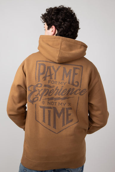 Troll Co. Pay Me Hoodie for Men in Saddle