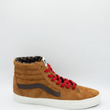 Vans Sk8 Hi Pig Suede Sneakers in Ginger