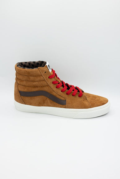 Vans Sk8 Hi Pig Suede Sneakers in Ginger