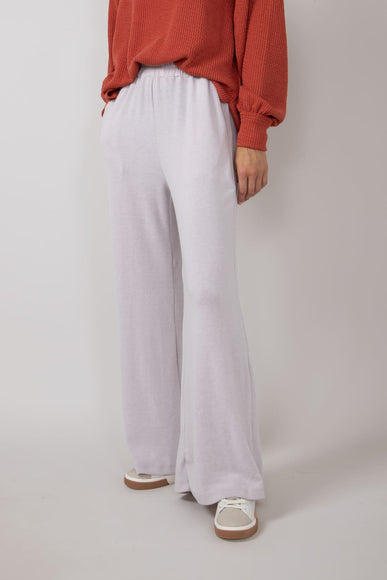 Wide Leg Lounge Pants for Women in Vintage Ash Rose