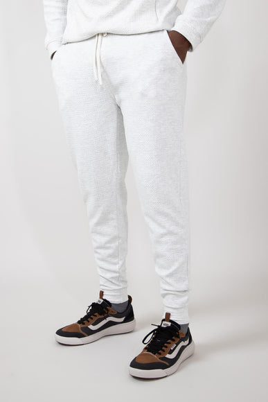 1897 Active Diamond Stretch Joggers for Men in Oatmeal 