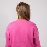 1897 Active Embroidered Wifey Sweatshirt for Women in Pink