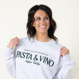 1897 Active Pasta & Vino Napa Valley Sweatshirt for Women in Grey