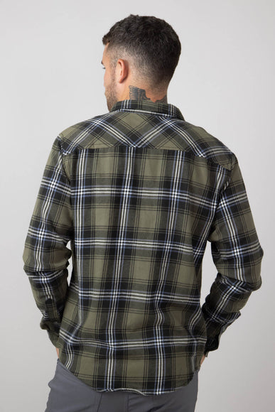 1897 Legends Plaid Flannel Shirt for Men in Olive