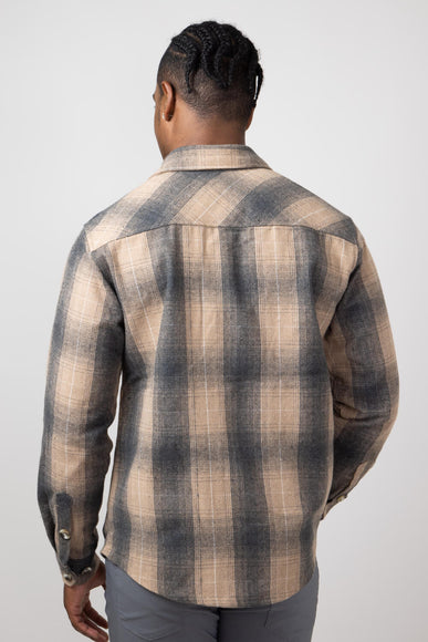 1897 Original Plaid Shirt Jacket for Men in Beige