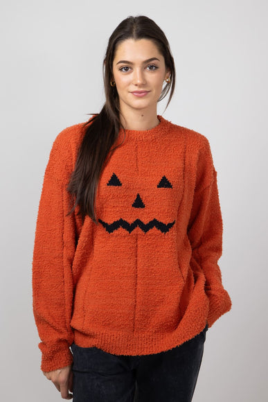 Pumpkin Sweater for Women in Orange | ATW15168-PUMPKINSPICE