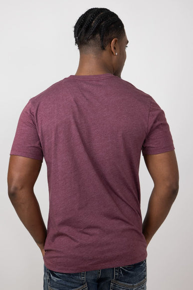 Ariat Established Boot Co Short Sleeve Graphic T-Shirt for Men in Maroon Heather