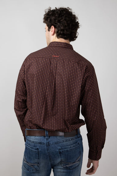 Ariat Seabrook Long Sleeve Shirt for Men in Brown