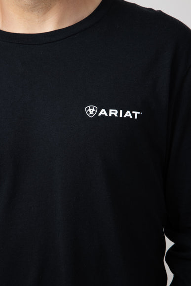 Ariat Lotf Camo Shields Long Sleeve T-Shirt for Men in Black