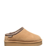 Bearpaw Martis Platform Slipper Clogs for Women in Iced Coffee