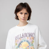 Billabong Ride in Oversized Sweatshirt for Women in White