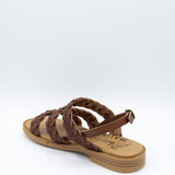 Blowfish Malibu Awluv Braid Sandals for Women in Henna Brown