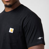 Carhartt Force Relaxed Fit Midweight Pocket T-Shirt for Men in Black