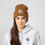 Carhartt Knit Satin Lined Beanies for Women in Brown