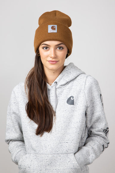 Carhartt Knit Satin Lined Beanies for Women in Brown