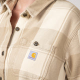 Carhartt Loose Fit Twill Shirt Jacket for Women in Oat Milk