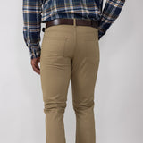 Copper & Oak Leaders Pants for Men in Suede Khaki