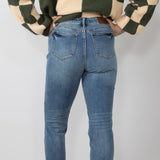 Judy Blue Mid Rise Boyfriend Jeans for Women